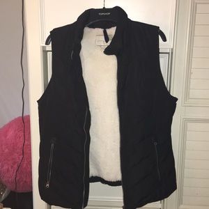 Green Tea - Black Puffer Sleeveless!!